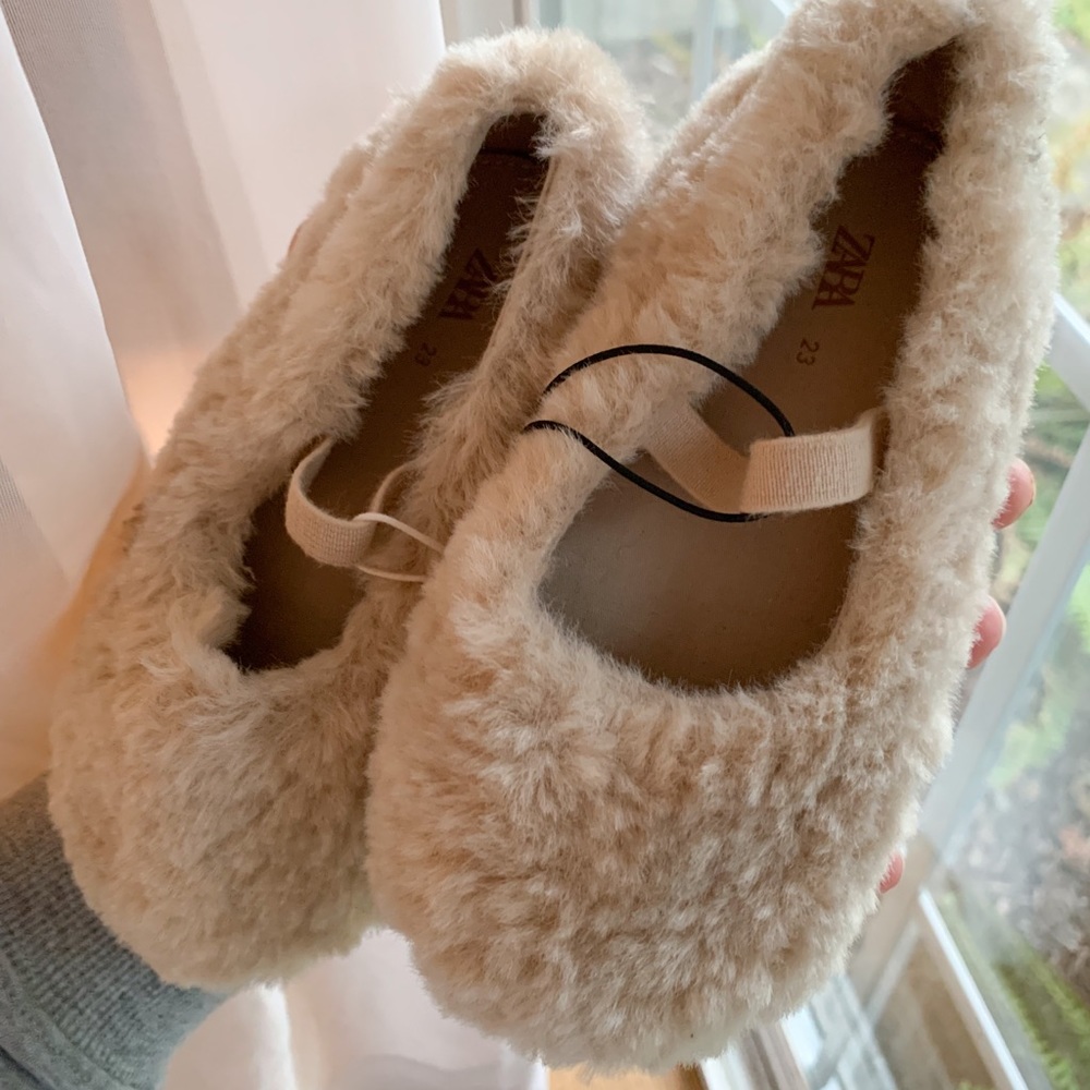 Zara Baby Faux Fur Shoes